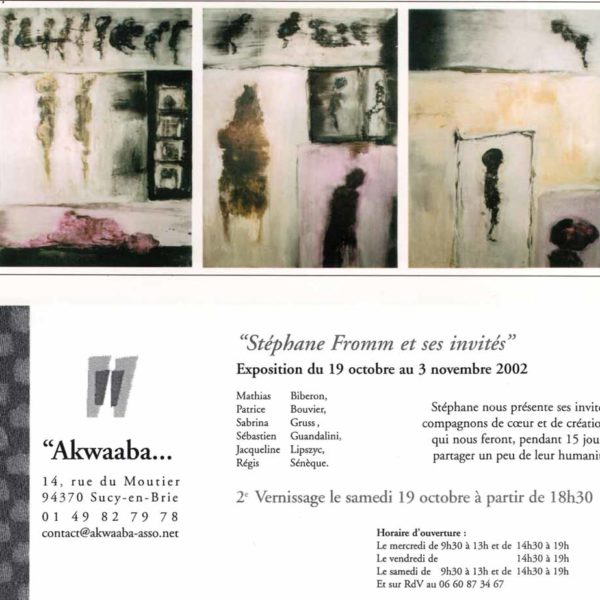 Sabrina Gruss Expo 2002 Galerie Akwaaba Susy-en-Brie