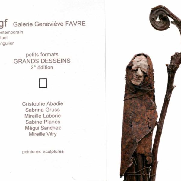 Sabrina Gruss Expo 2002 Galerie Favre Avignon