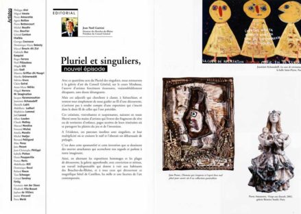 Sabrina Gruss Expo 2004 Le Pluriel des Singuliers Aix-en-Provence