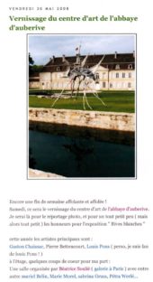 Sabrina Gruss Centre d'Art Contemporain de l'Abbaye d'Auberive 2008