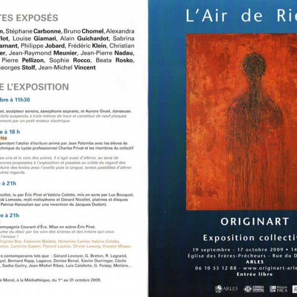 Sabrina Gruss L'Air de Riens Arles 2009