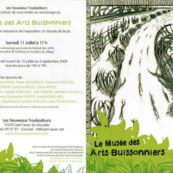 Sabrina Gruss Musée des Arts Buissonniers St Sever du Moustier 2009