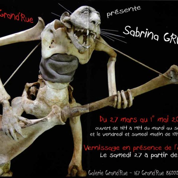 Sabrina Gruss Expo 2010 Galerie Grand Rue Poitiers