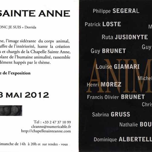 Sabrina Gruss Chapelle Sainte Anne Tours 2012