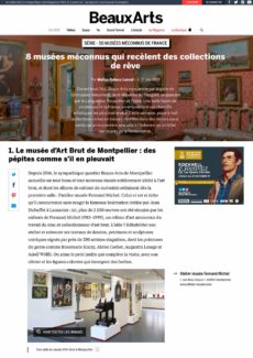 Sabrina Gruss dans Beaux Arts Magazine