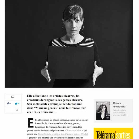 Sabrina Gruss sur France Culture dans Mauvais Genres