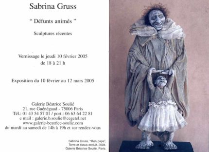 Sabrina Gruss Expo Galerie Béatrice Soulié 2005