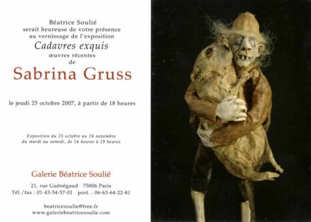 Sabrina Gruss Expo Galerie Béatrice Soulié 2007