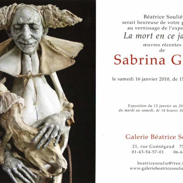 Sabrina Gruss Expo Galerie Béatrice Soulié 2010