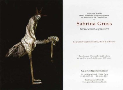 Sabrina Gruss Expo Galerie Béatrice Soulié 2012