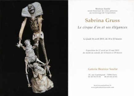 Sabrina Gruss Expo Galerie Béatrice Soulié 2015