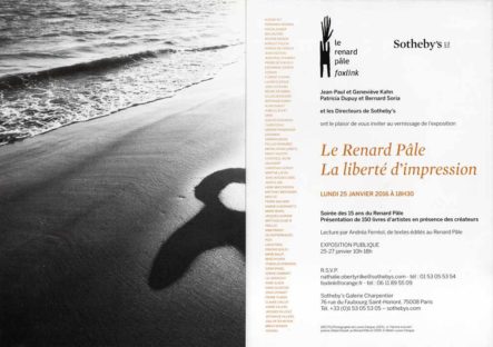 Sabrina Gruss Expo Le Renard Pâle