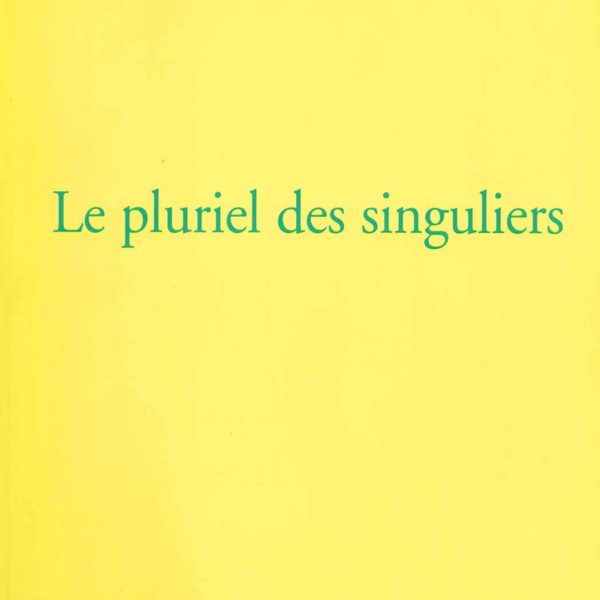 Sabrina Gruss dans le pluriel des singuliers - actes sud