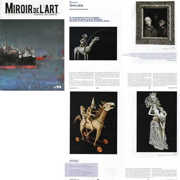 Sabrina Gruss dans Miroir de l'Art #99