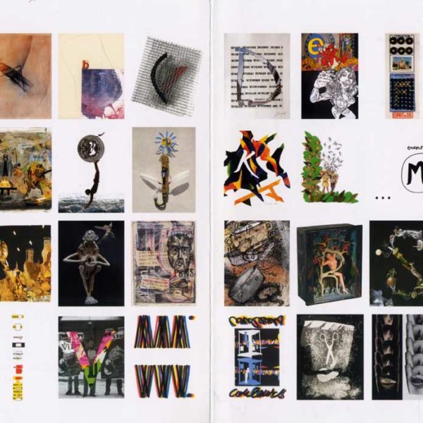 Sabrina Gruss Expo Le Renard Pâle L'ABC du Collage Paris 2006