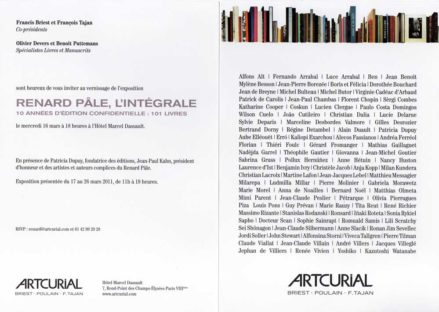 Sabrina Gruss Expo Le Renard Pâle Artcurial Paris 2011