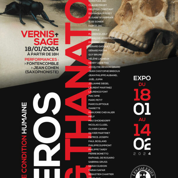 Eros et thanatos expo 2024 galerie de la tour à Lyon