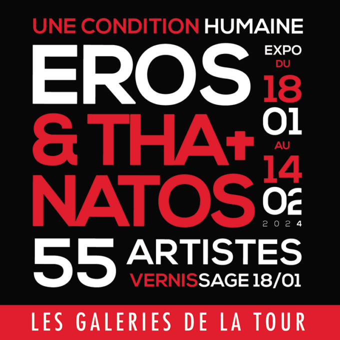 Eros et thanatos expo 2024 galerie de la tour à Lyon
