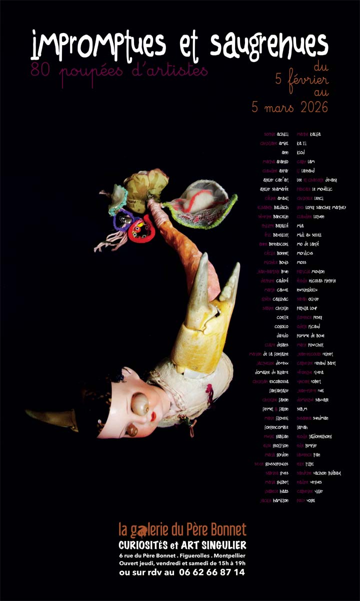 affiche-expo-montpellier-2026 Affiche expo Montpellier 2026Impromptues et saugrenues